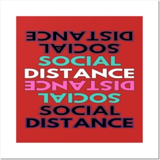 social distance Posters and Art